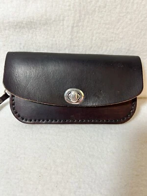 Hand Made Full Grain Leather Biker, Trucker Wallet With Strap Brown - Image 1 of 4