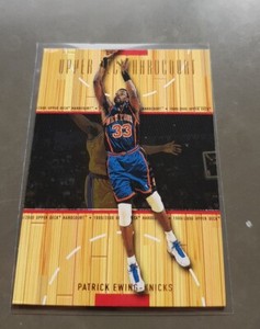 PATRICK EWING NBA CARD UPPER DECK HARDCOURT 1999-00 HOLO # 37 NEW YORK KNICKS