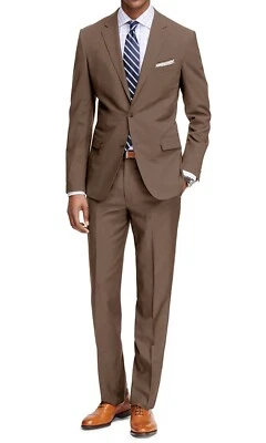 Trajes clásicos de ajuste regular de dos piezas para hombre Foto 1 de 4