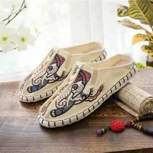 Summer Vintage Kungfu Shoes ethnic style shoes Chinese Traditional Shoes Wushu - Picture 1 of 23