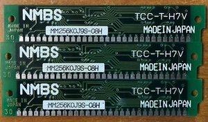 NMBS TCC-T-H7V - MM2256K0J9S-08H Vintage Memory  - 3 Qty. - Picture 1 of 2