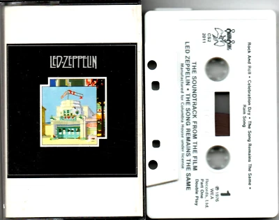 LED ZEPPELIN: THE SONG REMAINS THE SAME / Part One - Double Play Cassette (1976) - Image 1 of 2