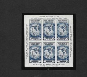 U.S. Stamps Scott 735.  Byrd Expedition  VF/XF Mint  N/H [Comes in a mount] - Picture 1 of 2