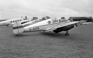 60X90MM ORIGINAL FLUGZEUG NEGATIV G-AKDK Meilen M.65 Gemini 1A #5378 - Bild 1 von 1