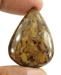 Piedra de envoltura de alambre de cabujón de piedras preciosas sueltas de bronce natural de 59,65 quilates - 64474 - Imagen 1 de 5