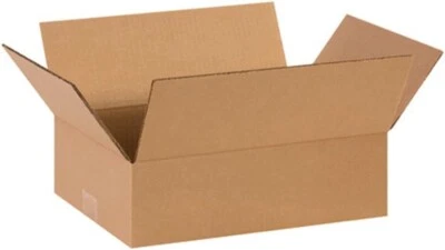 14 x 10 x 4 Shipping Boxes Moving Boxes Corrugated Kraft 25/Bundle 25/Pack - Image 1 of 4