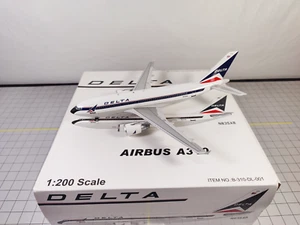 DELTA AIRLINES Airbus A310-300 Aircraft Model 1:200 Scale Blue Box N835AB - Picture 1 of 10