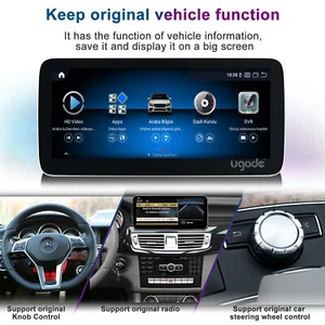 8+128G 10.25inch Android13 Screen Upgrade CarPlay Mercedes Benz CLS 2010-12 NTG4 - Picture 1 of 10