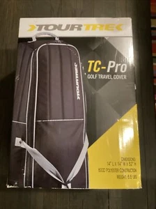 TourTrek TC-Pro Golf Clubs Bag Travel Cover, Collapsible NIB Black - Picture 1 of 6