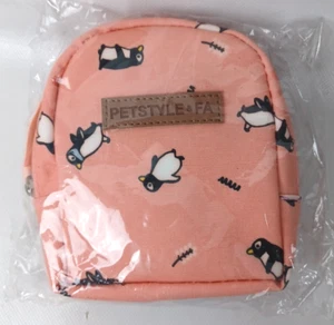High Quality PEACH Canvas Mini or Small Designer Dog Backpack - Picture 1 of 4