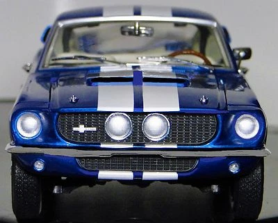 Ford Mustang clásico personalizado modelo 1 18 Hot Rod coche de carreras GT 24 1967 1969 12 Foto 1 de 4