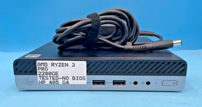 HP ProDesk 405 G4 Mini - Ryzen 3 w/Radeon Vega- 8GB RAM - 240GB SSD (OFFERS OK) - Image 1 of 4
