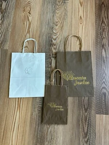 Lot 3 Empty Lancaster Jewelers ~ Chastain's Studio Gift Bag ~ Advertising - Imagen 1 de 4