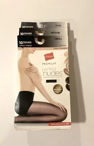Hanes Premium Perfect Nudes Strumpfhose tiefschwarz, NEU, verschiedene Größen - Bild 1 von 2