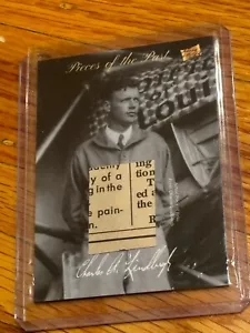 CHARLES LINDBERGH AUTHENTIC RELIC PIECES OF THE PAST CARD 2018 THE BAR - Bild 1 von 3