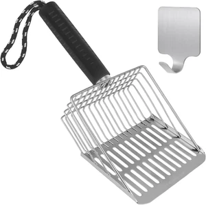 Cat Litter Scoop, Solid and Durable Kitty Metal Scooper, Stainless Steel Sifter, - Picture 1 of 12