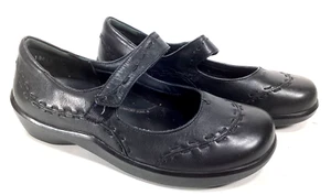 Ziera Mary Jane Women's 10 X-WIDE Gummibear Black Leather Comfort Shoes EUR 40.5 - Picture 1 of 11