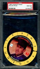 1990 Cadaco All-star Baseball Discs Baseball Nolan Ryan PSA 10