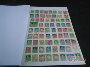 Album -Seite mit alten/älteren Briefmarken Bayern Freistaat Volksstaat etc. - Bild 1 von 1