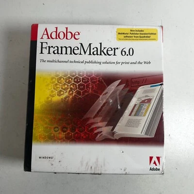 Adobe FrameMaker 6 Multichannels Technical Desktop Publishing Server For Windows - Image 1 of 4