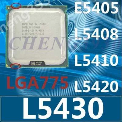 Intel Xeon E5405 L5408 L5410 L5420 L5430 Change to lga775 CPU processor - Image 1 of 4