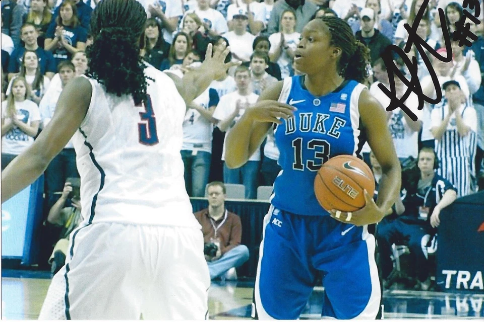 KARIMA CHRISTMAS Signed 8.5 x 11 Photo Signed REPRINT Basketball WNBA DUKE - Image 1 of 1