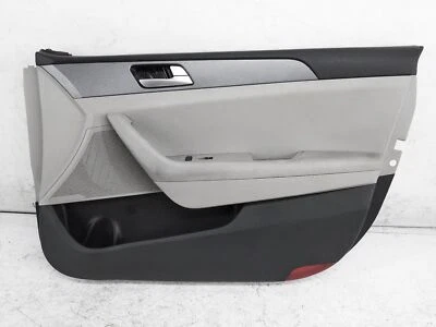 2015-2017 Hyundai Sonata Front Right Passenger Interior Door Panel Trim Oem Grey - Image 1 of 4