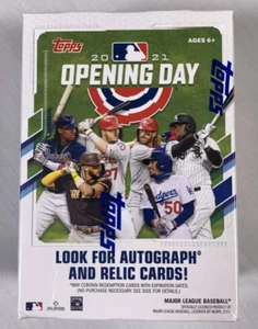 CAJA BLÁSTER DE TARJETAS DE BÉISBOL MLB TOPPS 2021 DÍA DE APERTURA 77 TARJETAS - Imagen 1 de 1