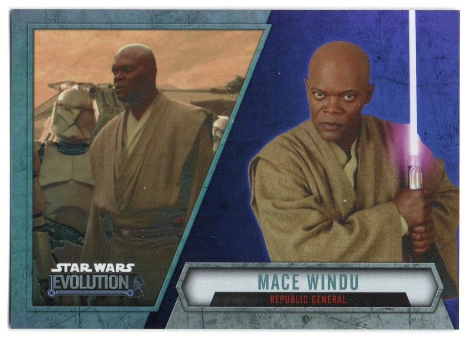 2016 Star Wars Evolution Lightsaber Purple 80 Mace Windu Republic General - Image 1 of 1