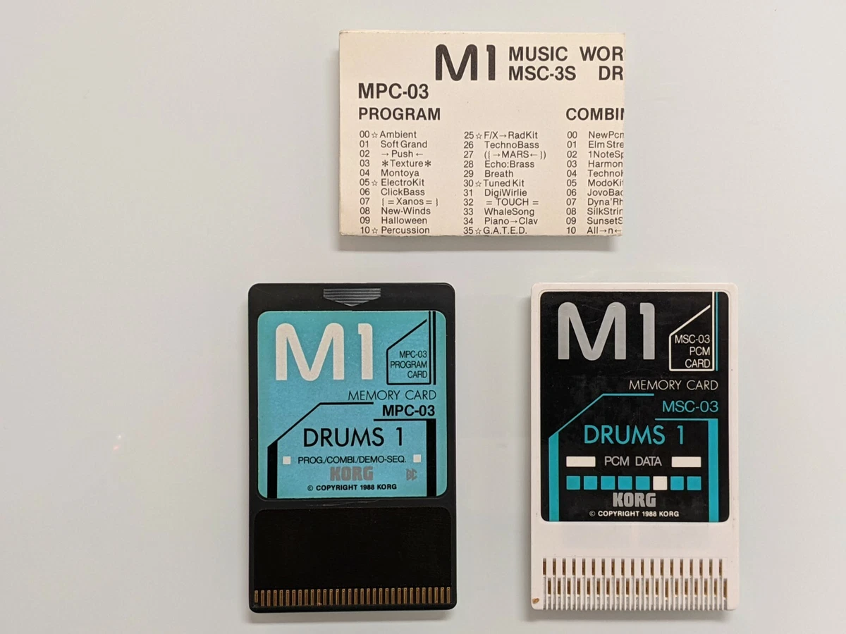 KORG MPC-00S メモリーカード Yahoo!オークション -「korg m1 カード