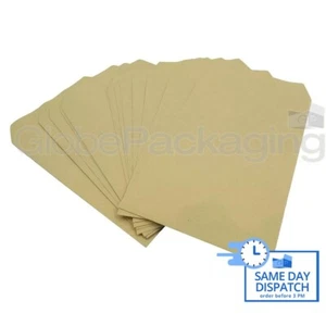 20 x HIGH QUALITY C5/A5 PLAIN MANILLA SELF SEAL ENVELOPES SS BROWN *FAST DEL* - Picture 1 of 6