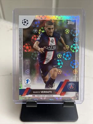 2022-23 Topps UEFA CC 1st Edition - MARCO VERRATTI - Starball Foil, PSG, Italy - Image 1 of 4