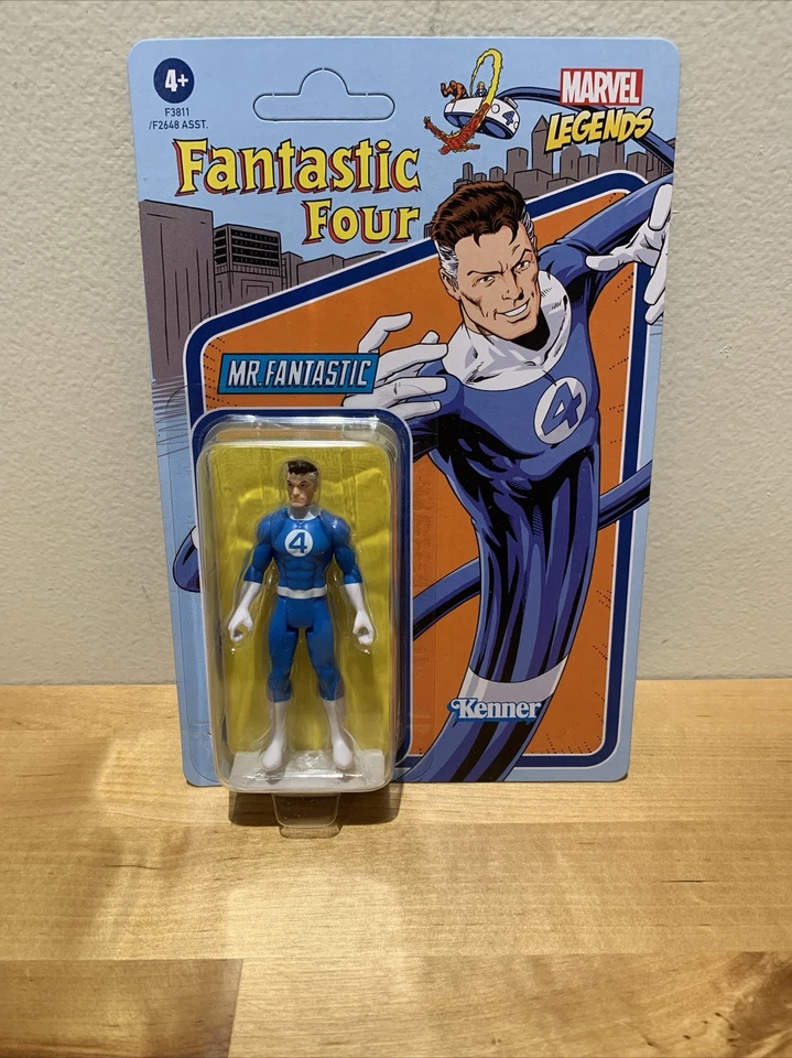 Kenner Marvel Legends Mr. Fantástica figura de 3,75" sin usar, en caja Foto 1 de 4