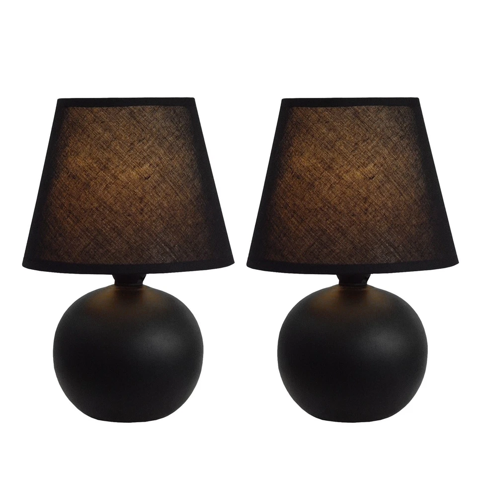 Simple Designs Lt2008 Mini Table Lamp - Set of 2