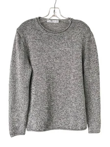 Inis Meain Baby Alpaka Seide Strick grau Rollkragen Pullover Herren Small Irland - Bild 1 von 16