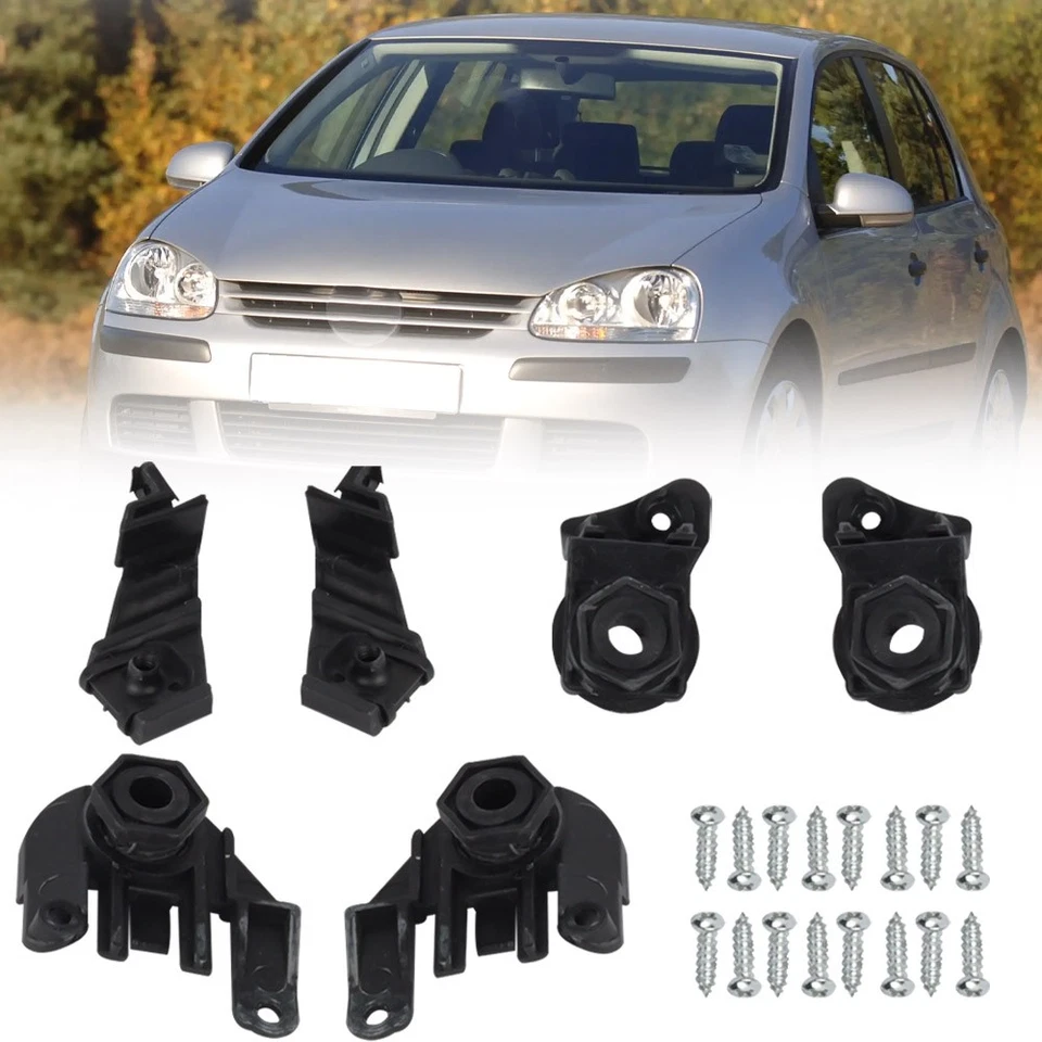 Kit de reparación de carcasa de faros para Volkswagen Golf 5 2004-2009 par Foto 1 de 4