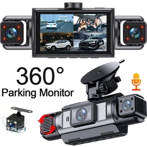 4 LENS Car DVR for VW Golf MK4 MK5 MK6 MK7 Accident Record Camera Dash - Picture 1 of 6