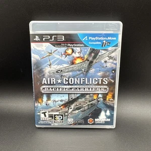 Air Conflicts: Pacific Carriers (Sony PlayStation 3, 2013)Cib Complete /Tested - Picture 1 of 3