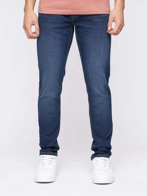 Mens 'BURACA' Slim Fit Denim Jeans - Dark Wash - Image 1 of 4