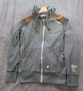 Crosshatch Mens Hoodie Ser 55 Series Size Medium - Zip Up Grey - Picture 1 of 14