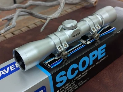 Mira para pistola Weaver H2S 2x28 plateada EER Japón vintage dúplex 1" + anillos y caja Foto 1 de 4