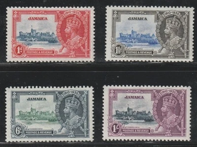 Jamaica 1935 Sc # 109-12 Silver Jubilee VLH OG (v1) Foto 1 de 2