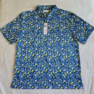Grand Slam Performance Polo Shirt Men's XL Short Sleeves Multicolor Stretch Golf - Picture 1 of 23