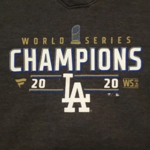 Los Angeles Dodgers Women’s  Fanatics 2020 World Series Hoodie Sweatshirt Size L - Picture 1 of 6