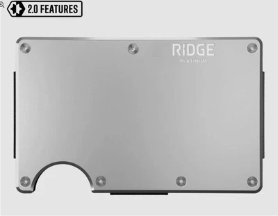 RIDGE WALLET | 2.0 PLATINUM WALLET (NIB) - Image 1 of 4