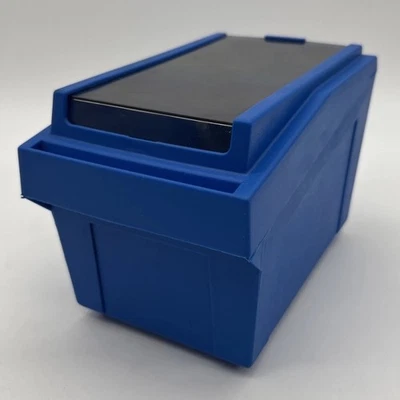 Vintage Followed 3 1/2” Diskette Tray 90135 Blue Made In USA - Image 1 of 4