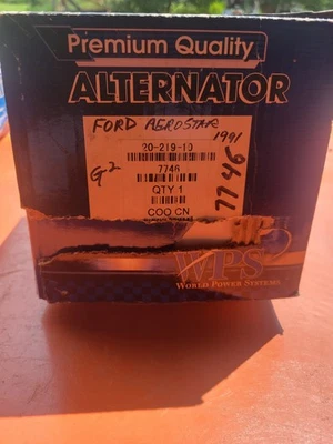 Alternator fits Ford Aerostar 4.0L245 V6 1990-1991 AL7507N F0PZ10346A GL283 7746 - Image 1 of 3