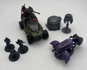 Halo Mini Figures Warthog Ghost Mega Bloks Mix Brand Lot 10 PCs - Picture 1 of 10