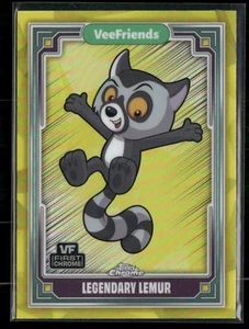 2025 Topps Chrome VeeFriends #52 Legendary Lemur Yellow Refractor - Bild 1 von 2
