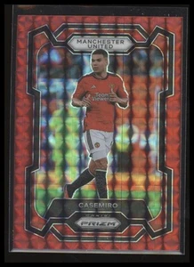 Casemiro 2023-24 Panini Prizm Premier League #42 Red Mosaic Manchester United - Imagen 1 de 2